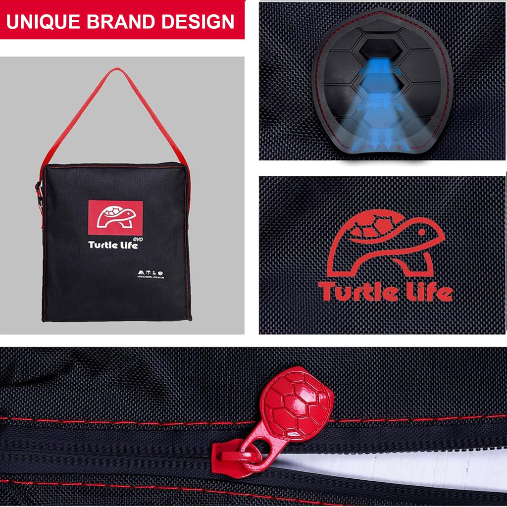 Turtle Life Patio Chair Cover, Heavy Duty Durable Waterproof Outdoor Lawn Armchair Deep Single Sofa Cover, Anti-Fading Cover For Chair, Black, 35' W X 38' D X 30' H