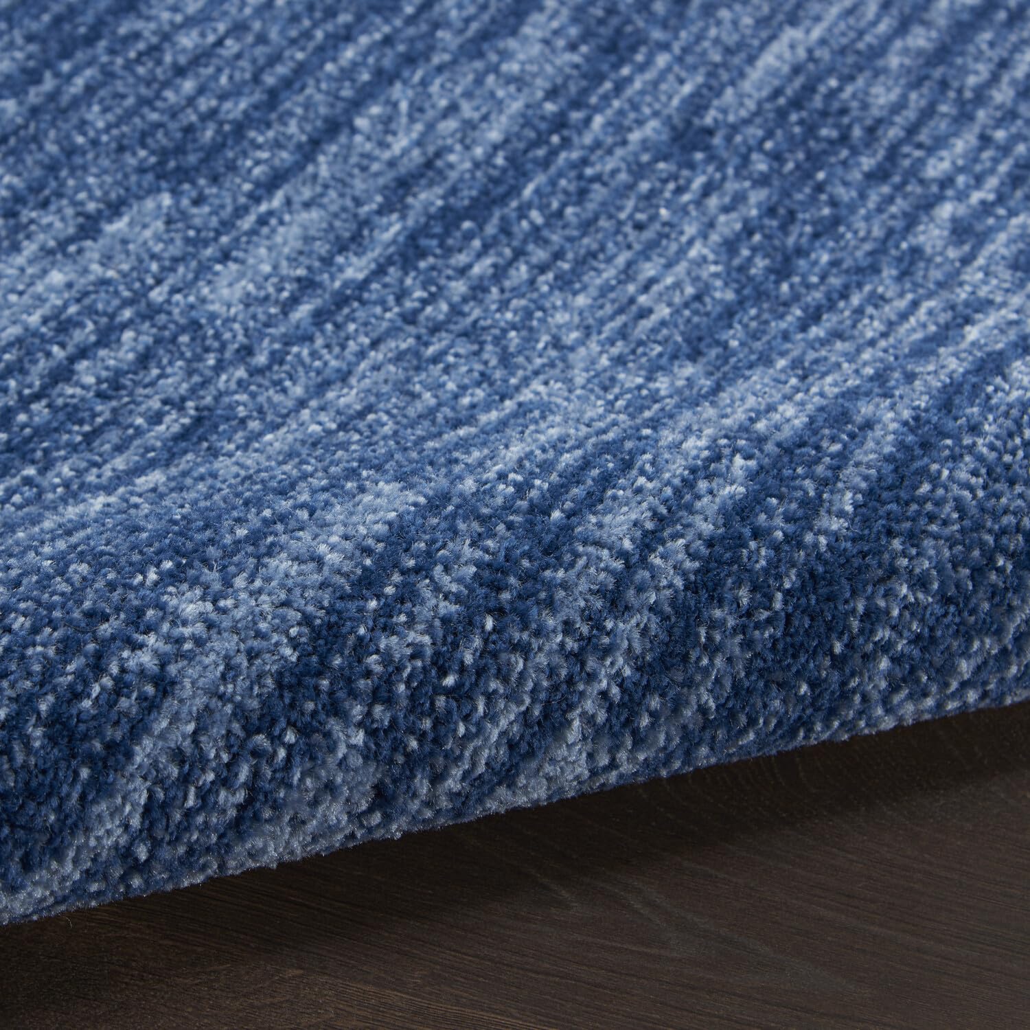 Nourison Essentials Indoor/Outdoor Navy Blue 6' X 9'Oval Area Rug, Easy Cleaning, Non Shedding, Bed Room, Living Room, Dining Room, Backyard, Deck, Patio (6X9 Oval)