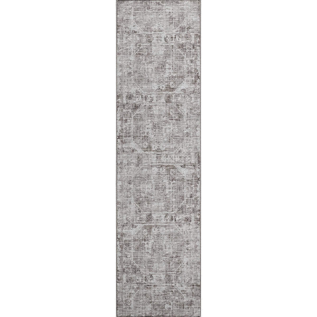 Aberdeen Ab2 Brown 2'3&quot; X 7'6&quot; Runner Rug