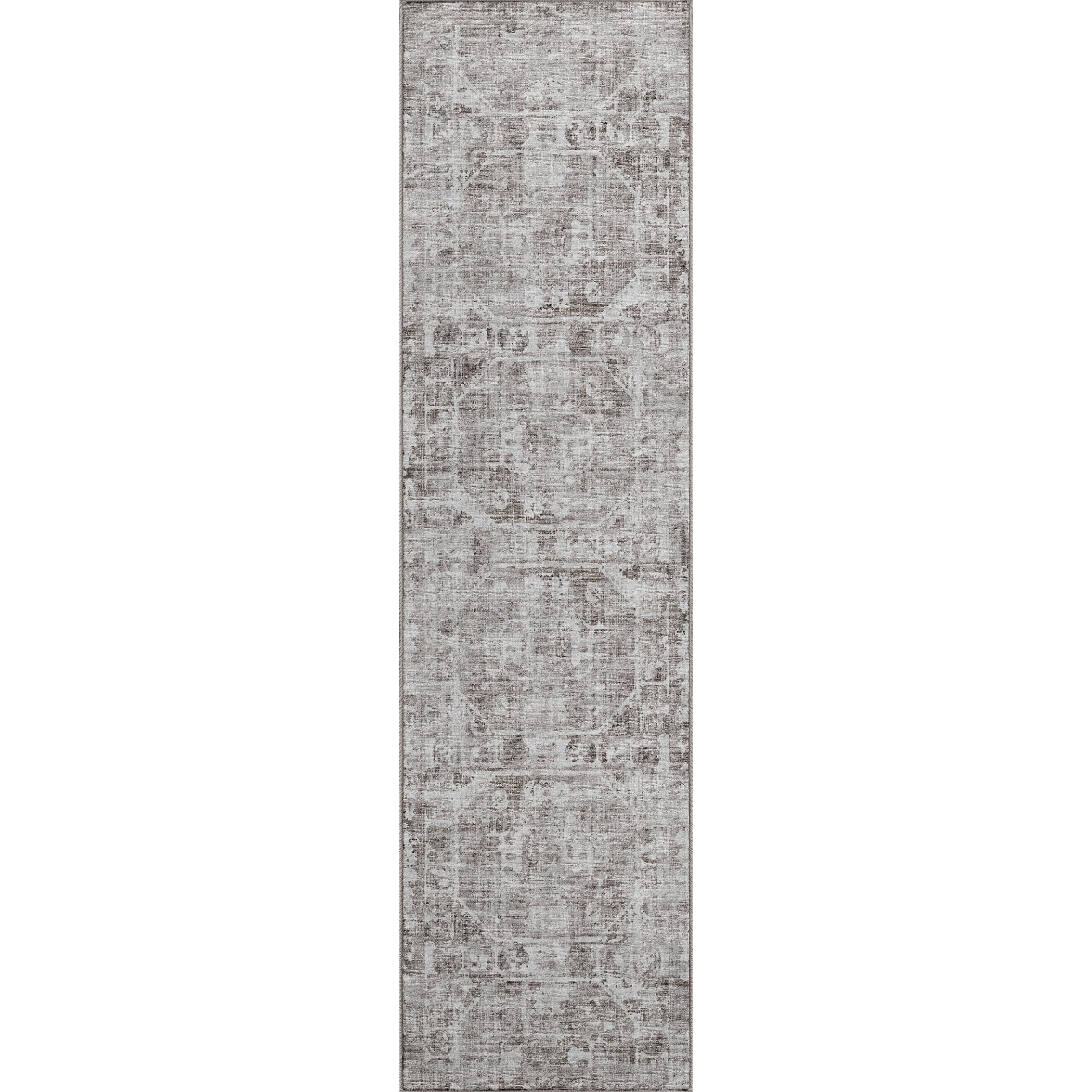 Aberdeen Ab2 Brown 2'3" X 7'6" Runner Rug