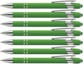 Rubberized Soft Touch | Burst Of Color | Ballpoint Pen With Stylus Tip A Stylish, Premium Metal Pen, Black Ink, Medium Point (Gr