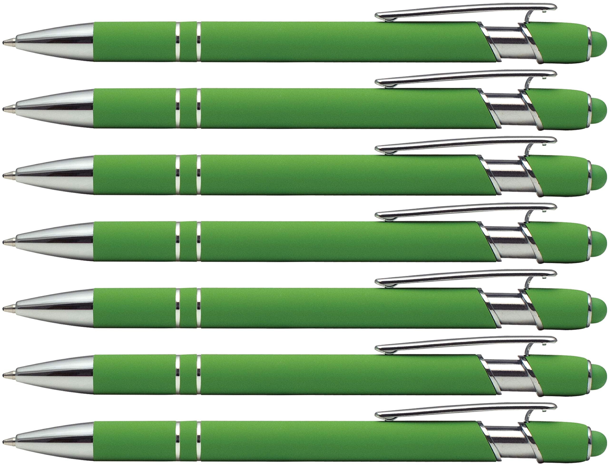 Rubberized Soft Touch | Burst Of Color | Ballpoint Pen With Stylus Tip A Stylish, Premium Metal Pen, Black Ink, Medium Point (Gr