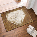 NYMB Baseball on The Wooden Bath Rug, Non-Slip Floor Entryways Outdoor Indoor Front Door Mat,Bath Mat Bathroom Rugs, (15.7X23.6i