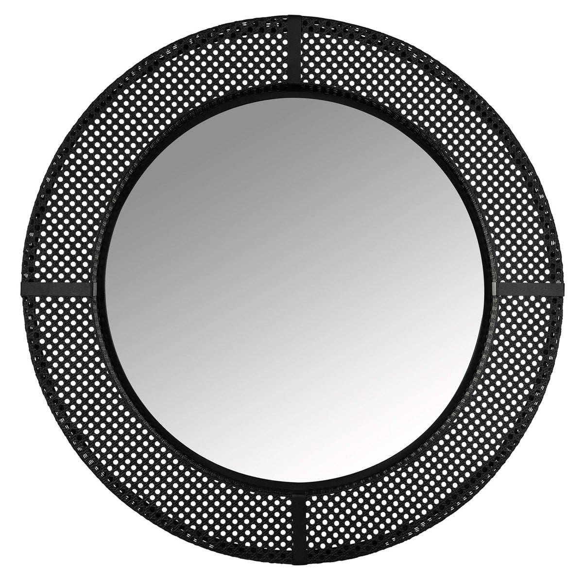 Stratton Home Decor S36848 Mirror, 31.50 X 2.76 X 31.50, Black