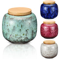 Sieral Set of 4 Small Urns for Human Ashes Cremation Keepsakes for Ashes Ceramic Ashes Keepsake Urns Memorial Mini Urns for Ashe