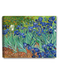 DECORARTS - Irises in the Garden, Vincent Van Gogh Art Reproduction. Giclee Canvas Prints Wall Art for Home Decor 20x16, Depth 1