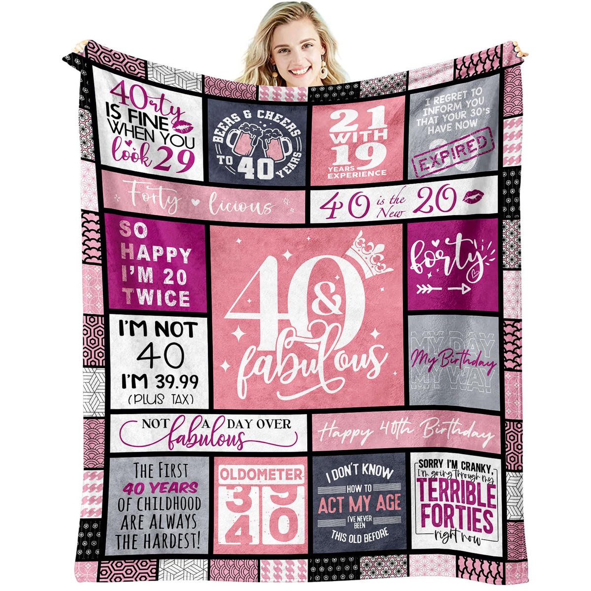 40Th Birthday Gifts Women, 40 Year Old Birthday Gifts For Women, Forty Birthday Gifts For Women, 1984 40Th Birthday, 40Th Birthd