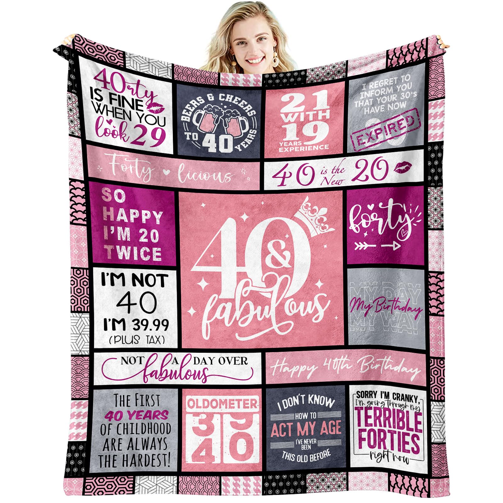 40Th Birthday Gifts Women, 40 Year Old Birthday Gifts For Women, Forty Birthday Gifts For Women, 1984 40Th Birthday, 40Th Birthd