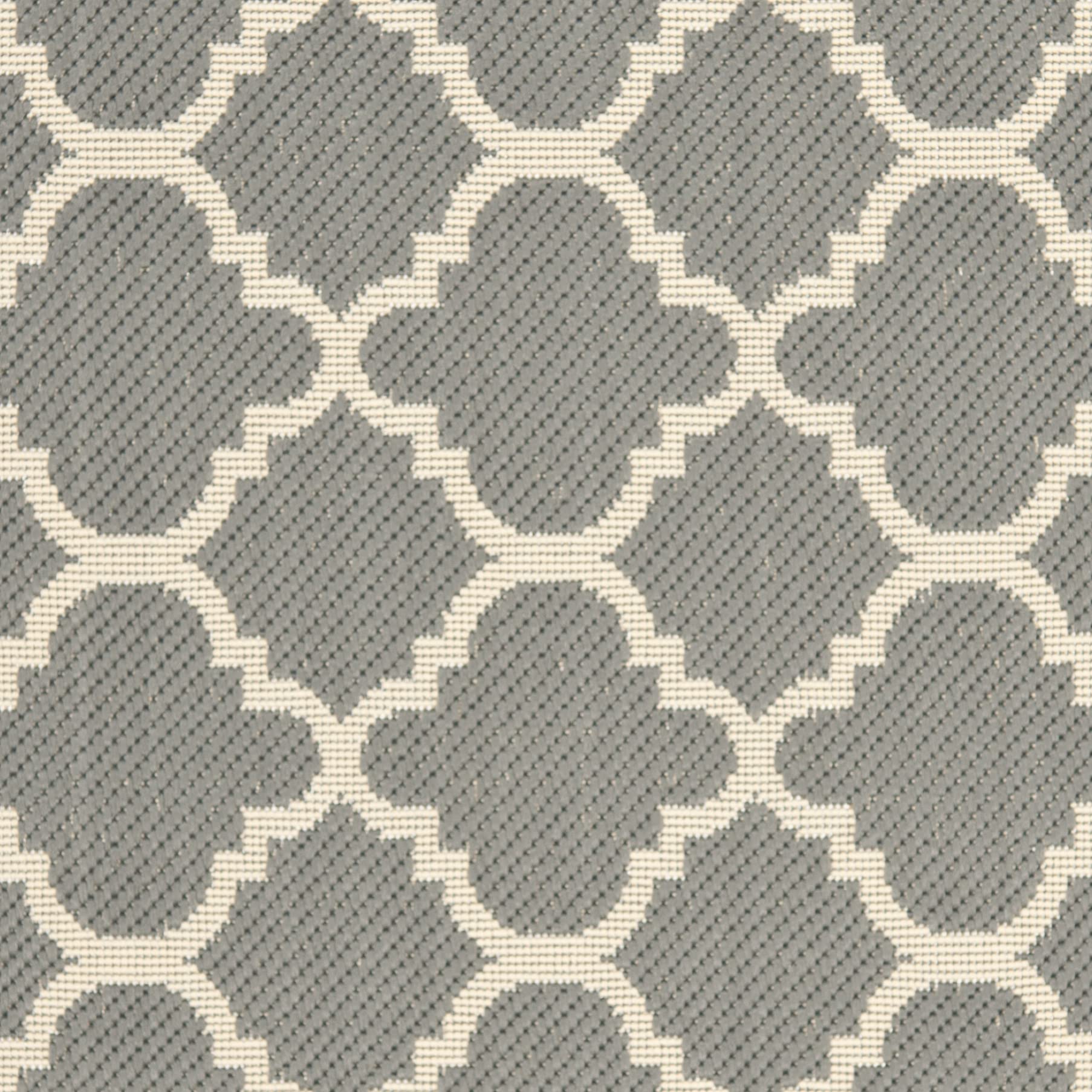 Safavieh Courtyard Collection 2' X 3'7' Anthracite/Beige Cy6918 Trellis Indoor/ Outdoor Waterproof Easy Cleaning Patio Backyard Mudroom Accent Rug