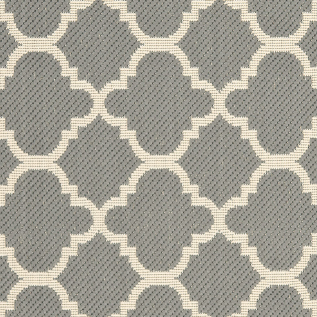 Safavieh Courtyard Collection 2' X 3'7' Anthracite/Beige Cy6918 Trellis Indoor/ Outdoor Waterproof Easy Cleaning Patio Backyard Mudroom Accent Rug