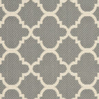 Safavieh Courtyard Collection 2' X 3'7' Anthracite/Beige Cy6918 Trellis Indoor/ Outdoor Waterproof Easy Cleaning Patio Backyard Mudroom Accent Rug