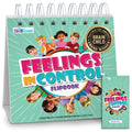 Skillease Feelings In Control Flip Book, Calm Down Corner Supplies, Emotion Chart For Kids, Autism, Emotions And Feeling Book Fo
