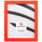 Craig Frames Confetti, Modern Orange Picture Frame, 11 x 17 Inch