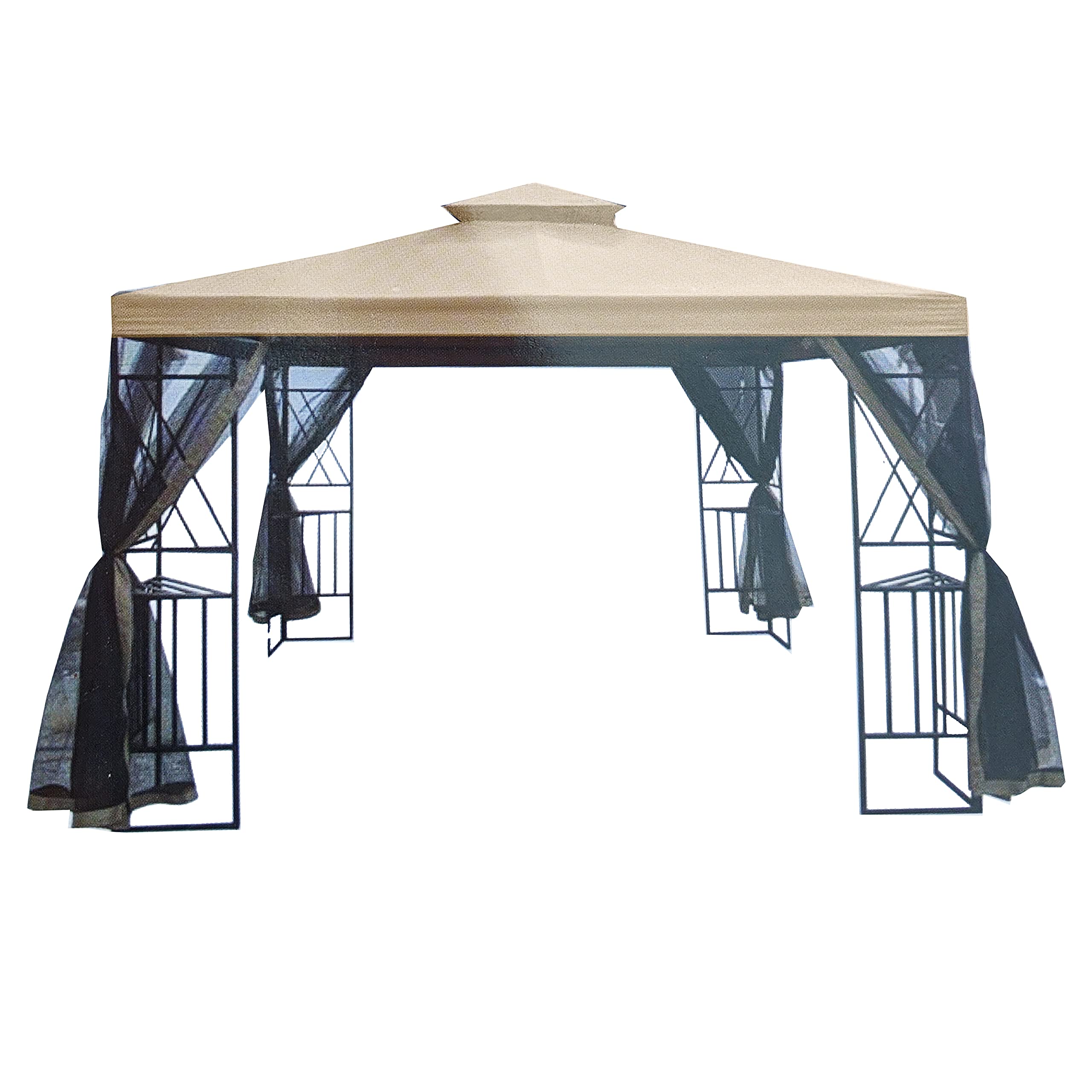 Garden Winds Replacement Canopy Top Cover Compatible with The Aldi Gardenline Belavi 2020-2022 Gazebo - 350