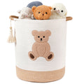 51L Baby Hamper for Nursery Laundry Basket Rope Stuffed Animal Storage Bins