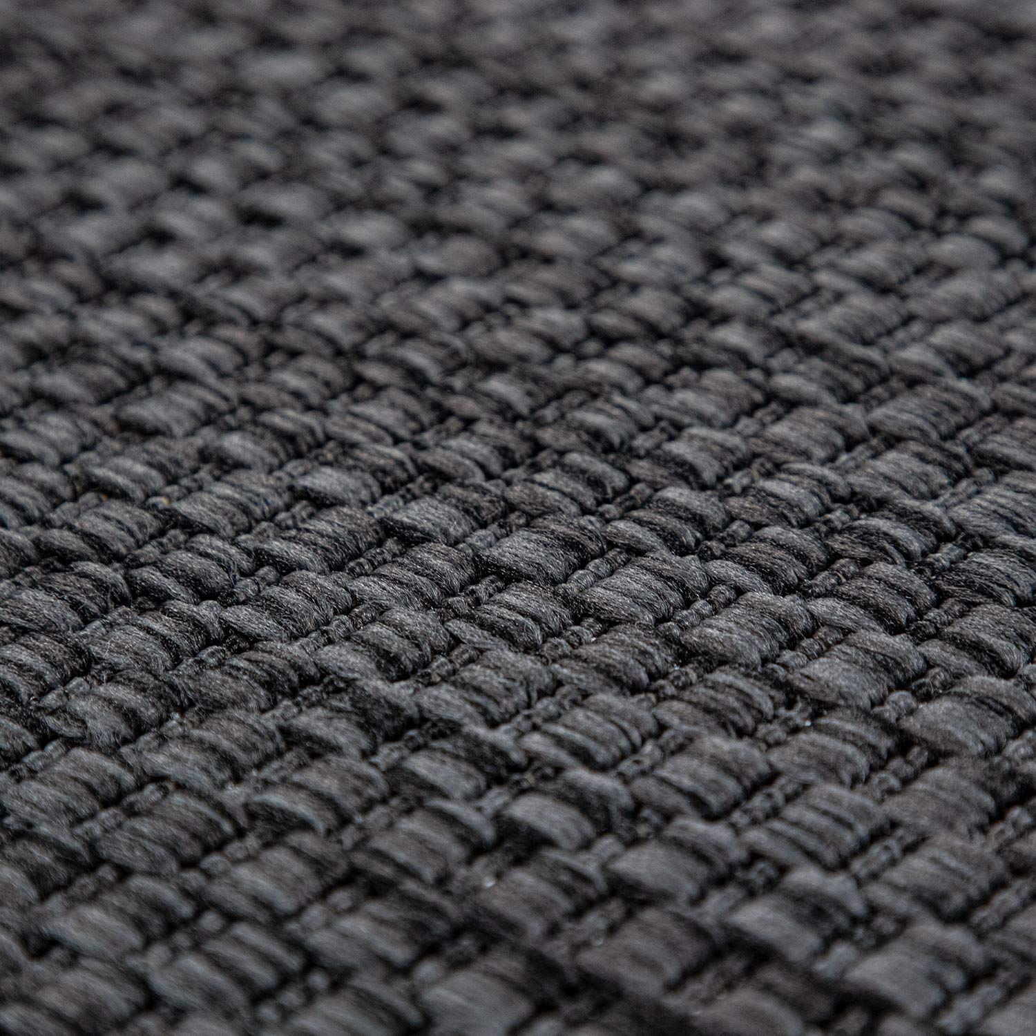 Solid Outdoor Rug For Patio Or Balcony Waterproof In Mottled Blue, Size: 4'7' X 6'7'