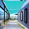 Shadewiz Custom Size 22' X 24' Turquoise Rectangle Sun Shade Sail Canopy Awning For Patio Backyard Lawn Garden Outdoor Activitie