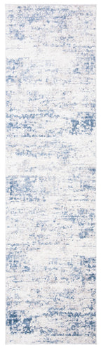 Safavieh Amelia Collection Runner Rug - 2'2'' X 18', Ivory & Blue, Modern Abstract Design, Non-Shedding & Easy Care, Ideal For H