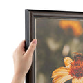 ArtToFrames 26x38 Inch Gray Picture Frame, This 1.25 Inch Custom MDF Poster Frame is Grey and Black, Great for Your Art or Photo
