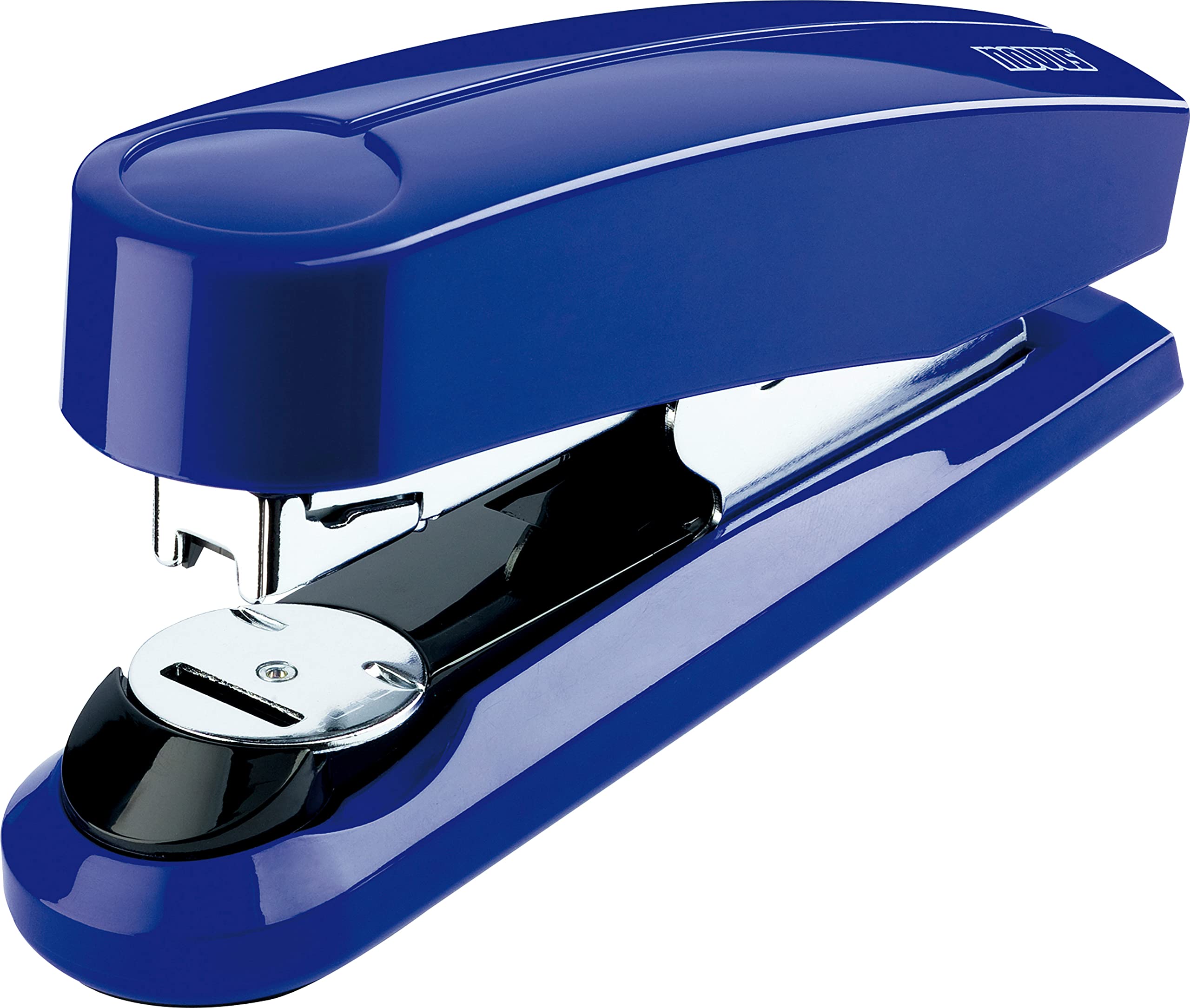 Novus B4Fc Compact Flat Clinch Stapler, 50 Sheet Capacity, German Engineered, Staple|Pin|Tack, Steel Drive, 25 Yr. Warranty (Blu