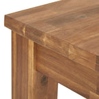 New Pacific Direct Tiburon Tv Bench ,Solid Acacia Wood,Amber Brown