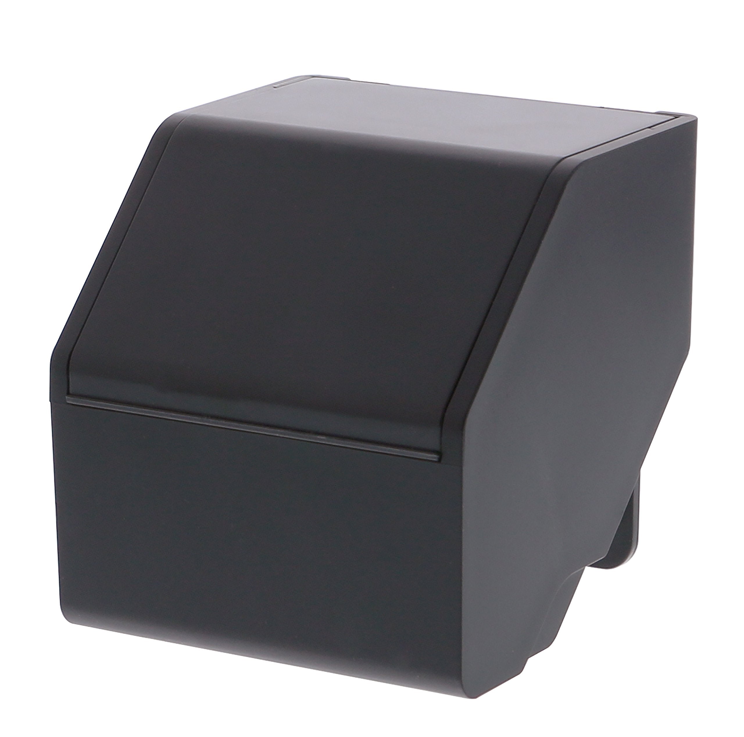 Bostitch Office Konnect Wide Pencil Holder Desk Organizer, Removable Lid & Dividers, Gray (Kt-Wcup-Gray), Black
