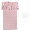 FOMIYES Rose Gold 1st Birthday Baby Photo Banner Glitter 12 Months Bunting for Baby Show First Birthday Party Decoration 1 Set