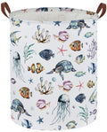 Sanjiaofen Kids Laundry Hamper,Ocean Laundry Basket Collapsible Boys and Girls Storage Baskets for Home Decor,Office,Toy Organiz