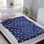 Sochow Glow In The Dark Throw Blanket 50 X 60 Inches, Jurassic Dinosaur Pattern Soft Cozy Flannel Fleece Blanket For Sons Daught