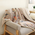 Ukeler Owl Bed Blanket King Size 90' X 108', Soft Cozy Warm Fleece Throw Blanket For Bed/Couch/Sofa/Camping, Great Gift For Wo
