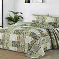 Wongs Bedding Green Quilt Set King Size