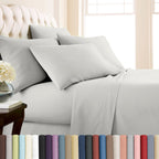 Southshore Fine Living, Inc. 4-Piece Twin Xl Sheet Set, 21-Inch Extra Deep Pocket Sheets, Deep Pocket Twin Xl Fitted Sheet, Ligh