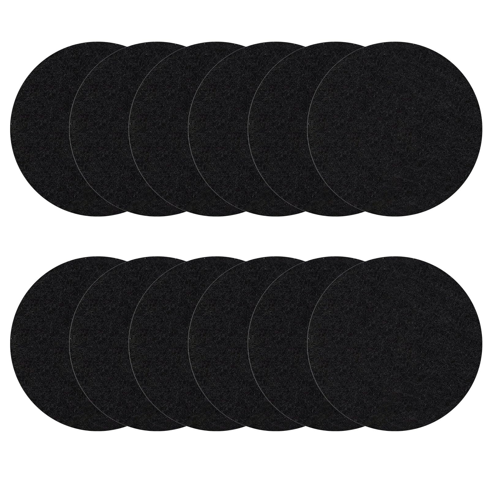7.2 Inch Kitchen Compost Bin Filters Charcoal Replacements, ENLOY 12 Pack Charcoal Filters for Countertop Home Bucket, Longer La