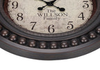 Monarch Specialties I 9046 Clocks, 20' Round, Wall Clock, Antique Brown, Transitional