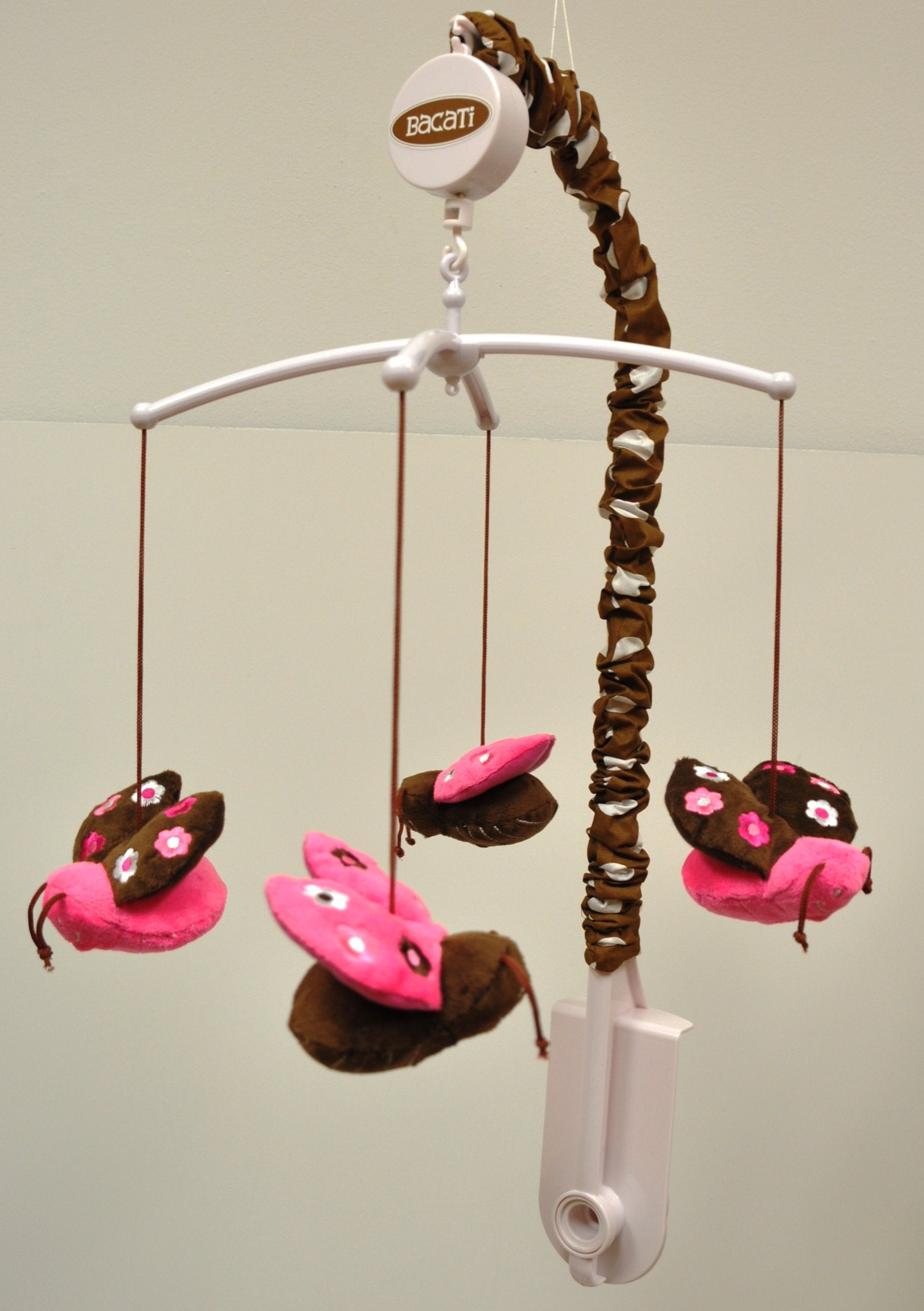 Bacati - Lady Bugs Pink Chocolate Mobile