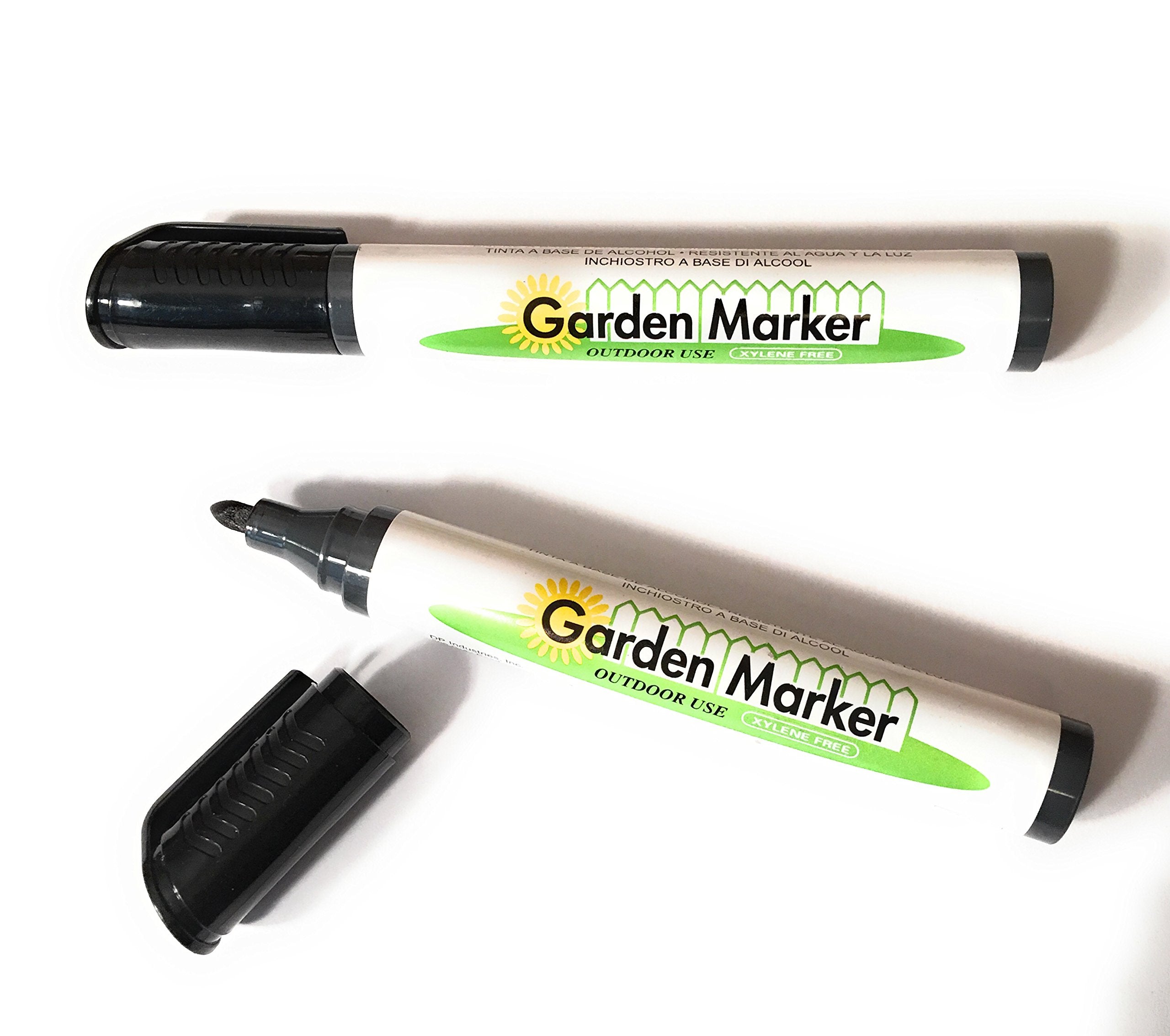 Dp Industries Clip Strip Garden Marker Pen, Pack Of 2 (Gm77Blk-2Pk)