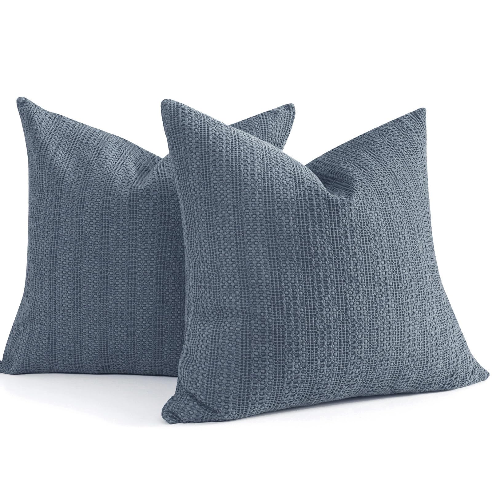 Cocoploceus 26X26 Pillow Covers Decorative Euro Shams Set Of 2 Cotton Boho Throw Pillow Covers Large Square Pillowcase For Couch