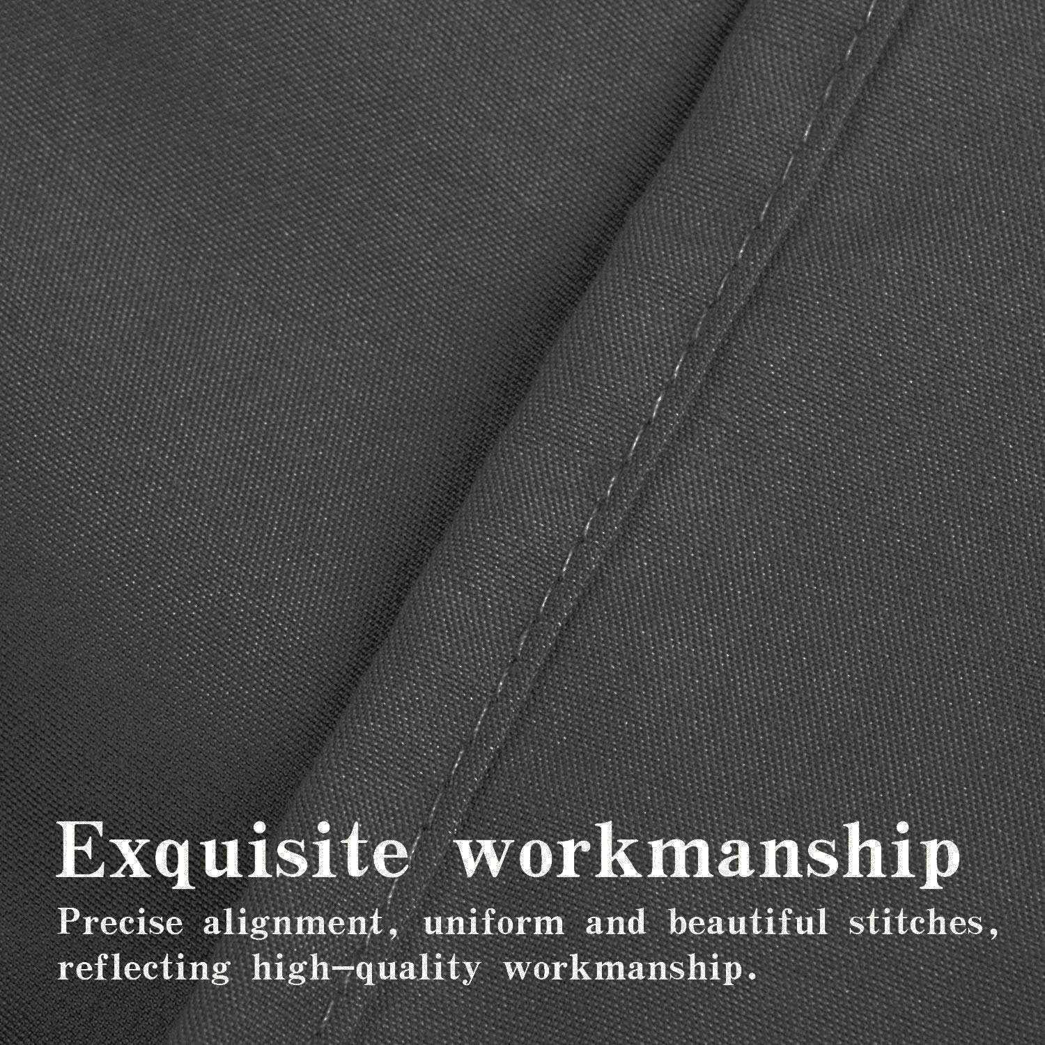 Ntbay 100% Brushed Microfiber Queen Pillow Shams Set Of 2, Super Soft And Cozy, Wrinkle, Fade, Stain Resistant 20X30 Inches Oxford Pillowcases, Dark Grey