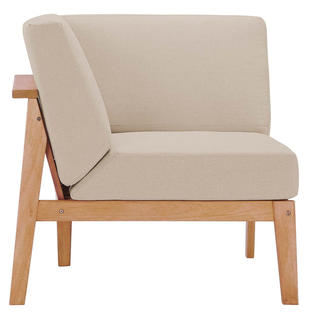 Modway Eei-3680-Nat-Tau Sedona Corner Chair, Natural Taupe