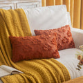 Cosibono Maple Leaf Fall Throw Pillow Covers 12'X20' Set Of 2, Caramel Farmhouse Decorative Pillow Covers For Autumn Harvest H