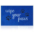 Wipe Your Paws Funny Welcome Mat - 18x30 Inch Non-Slip Rubber Entrance Mat, Durable for Front Door Entryway