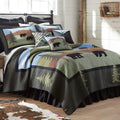 Donna Sharp Full/Queen Bedding Set - 3 Piece - Bear Lake Cotton Lodge Quilt Set With Full/Queen Quilt And Two Standard Pillow Sh