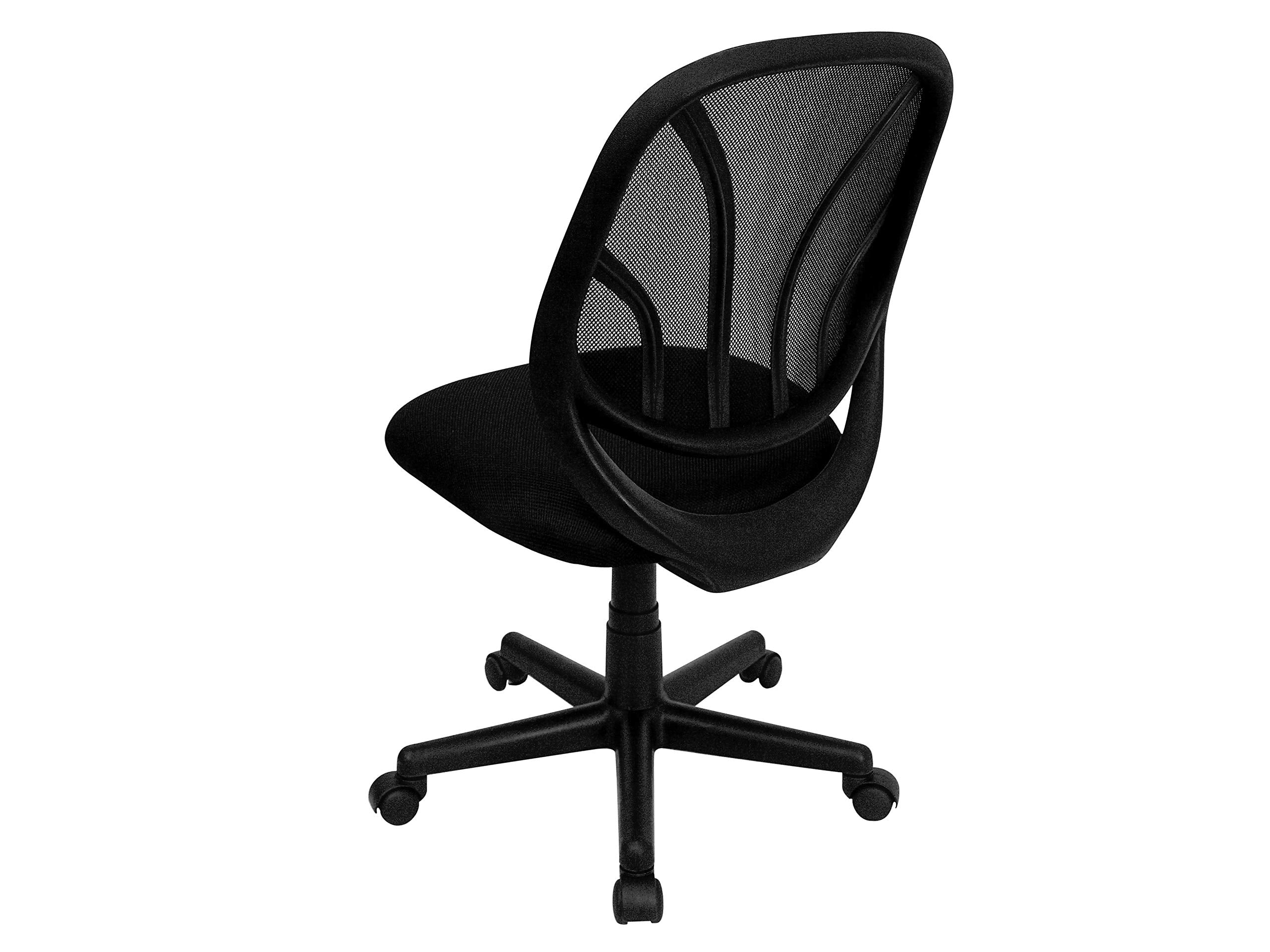 Flash Furniture Y-Go Chair™ Mid-Back Black Mesh Swivel Task Chair