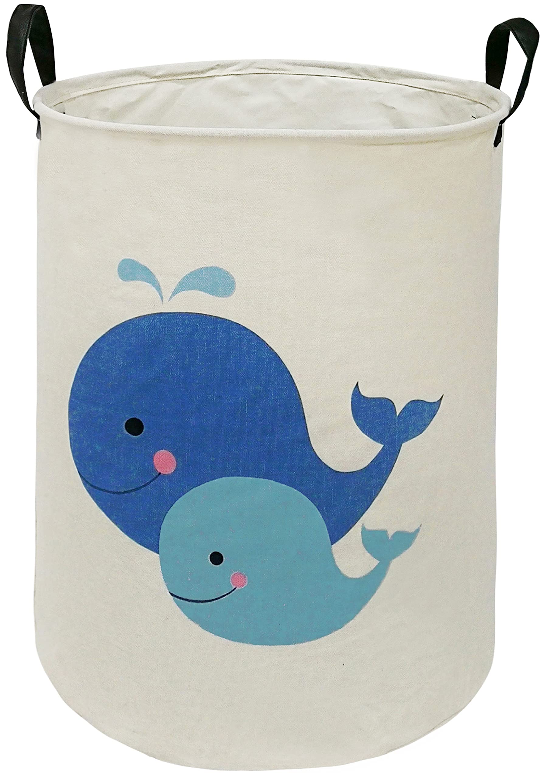 MAIZMZ Kids Hamper Baby Laundry Basket Gift Toy Box Storage Nursery Bins Waterproof Organizer Large Canvas Collapsible Chest for