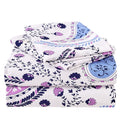 Jsd Paisley Floral Printed Sheet Set Full Size, 4 Piece Soft Pattern Microfiber Sheets Extra Deep Pocket