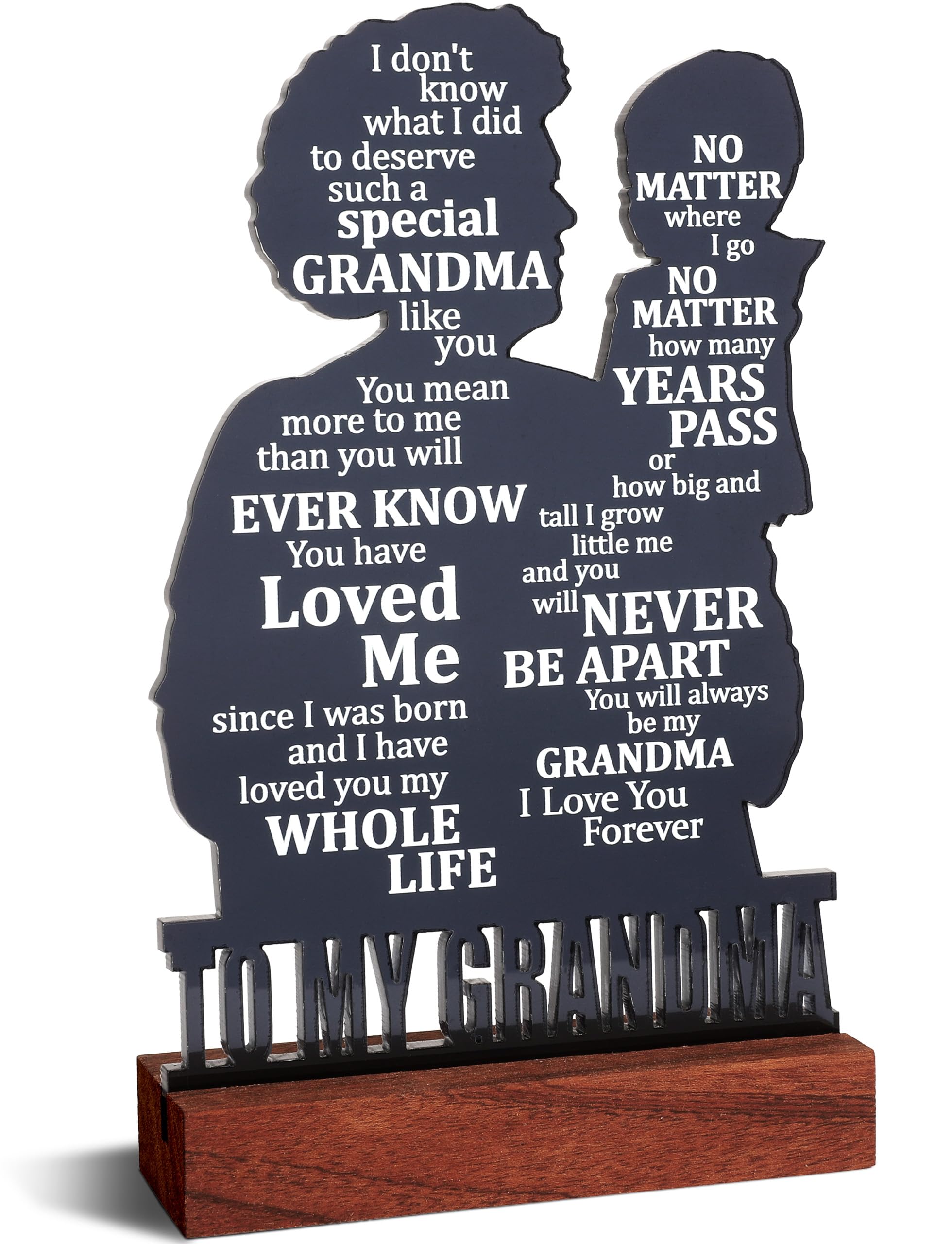 Grandma Gifts from Grandson - Birthday Gifts for Grandma from Grandson - Mother's Day Gifts for Grandma - Christmas Gifts for Gr