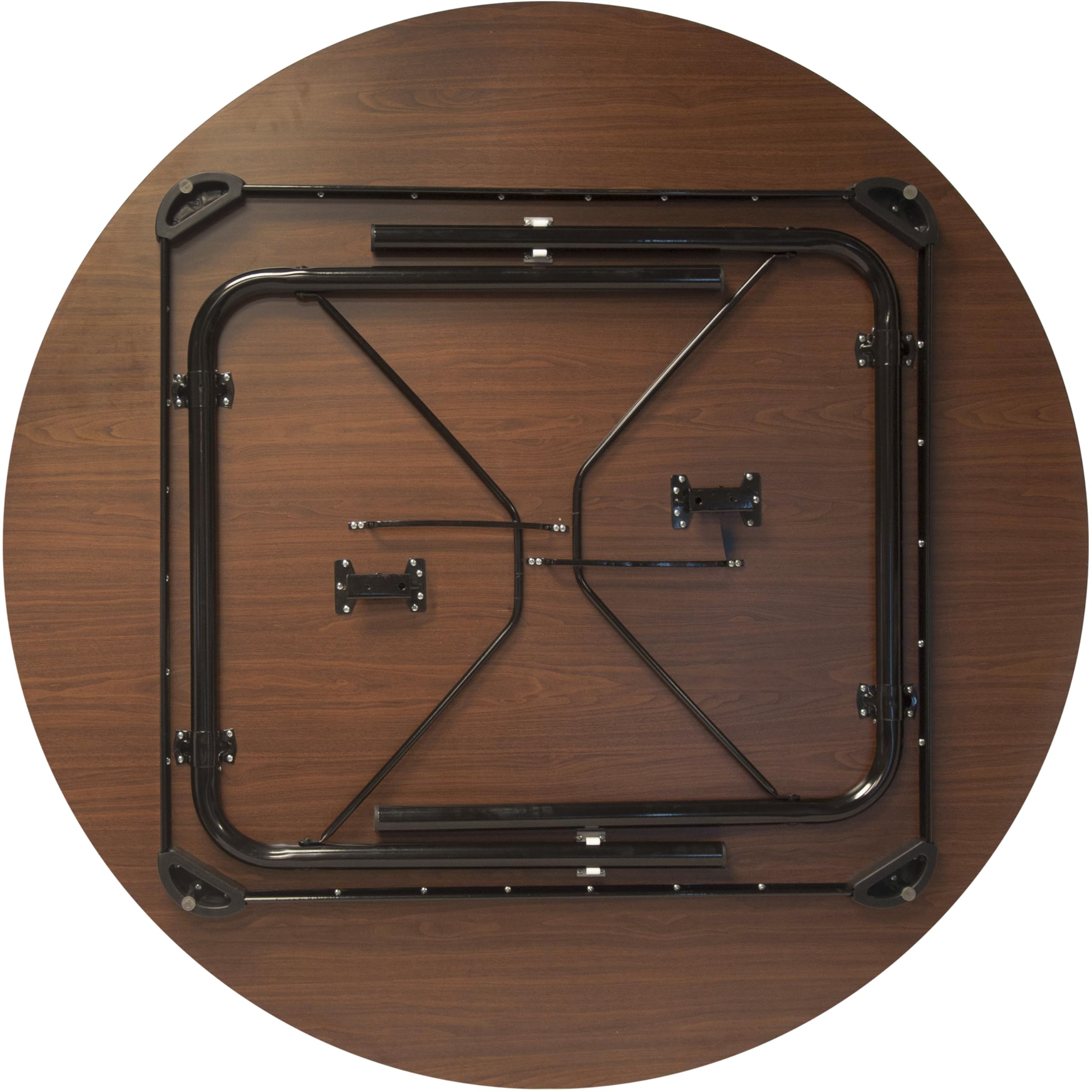 Flash Furniture Advantage 5 Ft. Round High Pressure Laminate Folding Banquet Table