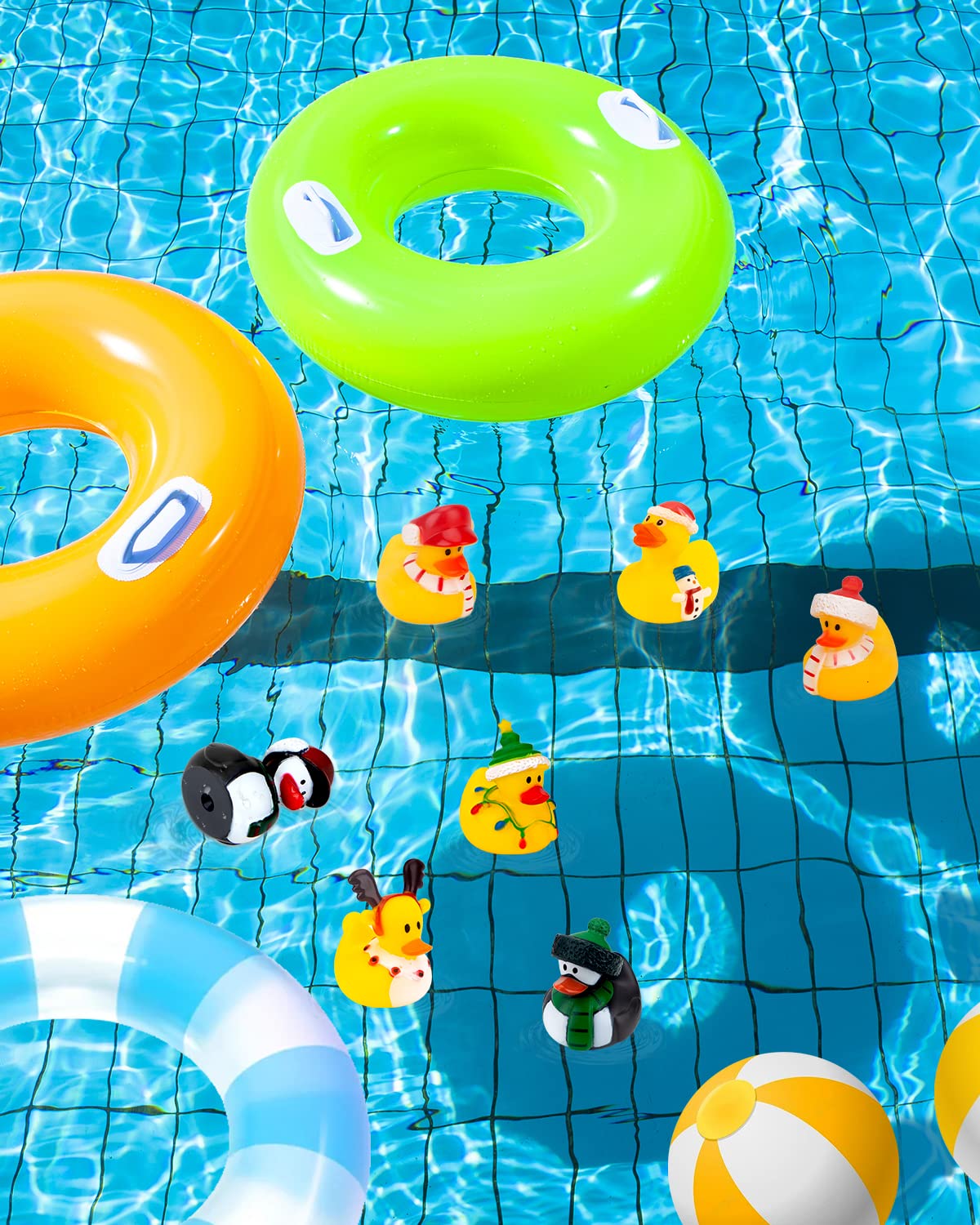 Advent Calendar 2024 - Rubber Ducks For Boys, Girls, Kids, And Toddlers - Rubber Ducky Bath Toy - Creative Perfect For Decoratio