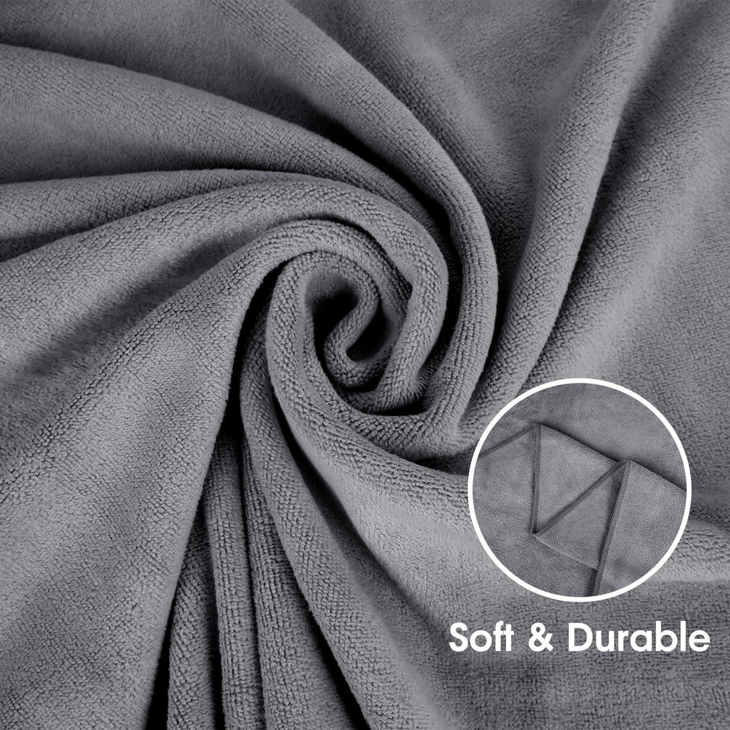 Jml Microfiber Bath Towel 2 Pack(30'' X 60''), Oversized Thick Towels, Soft, Super Absorbent And Fast Drying, No Fading Multipur