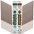 Trumiri Incense Sticks - Combo Pack Of 40 Insence-Sticks - 20 White Sage + 20 Sandalwood - Insenses - Insents - Incents - Inscen